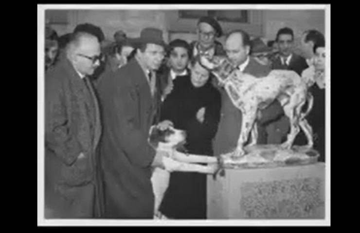 Inaugurazione del monumento al cane