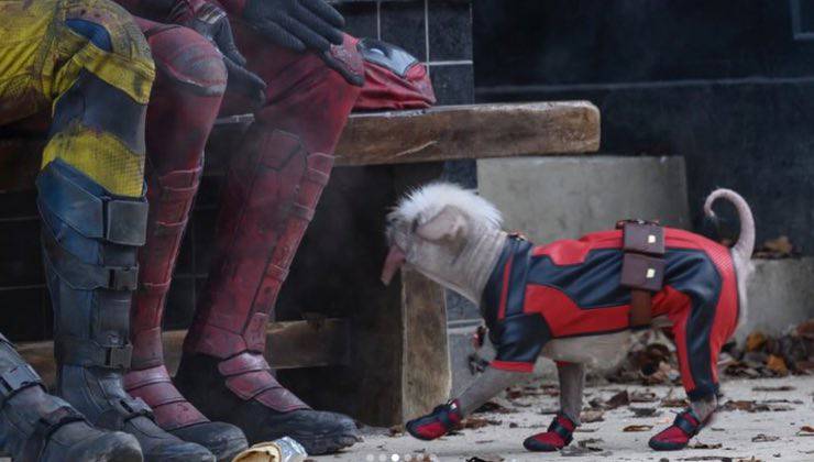 Deadpool accoglie la sua cagnolina Peggy