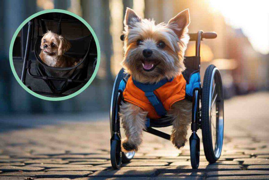 accessori per cane senza zampe