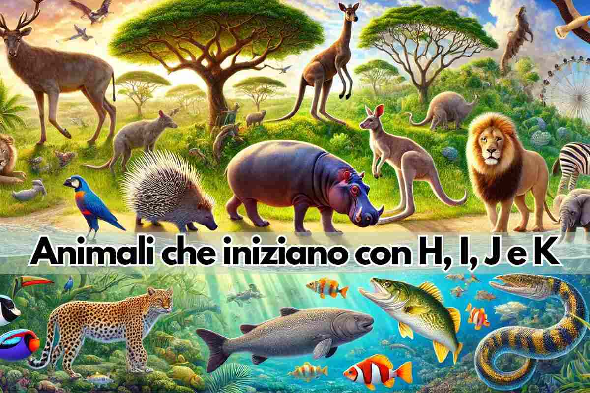 animali di diverse specie