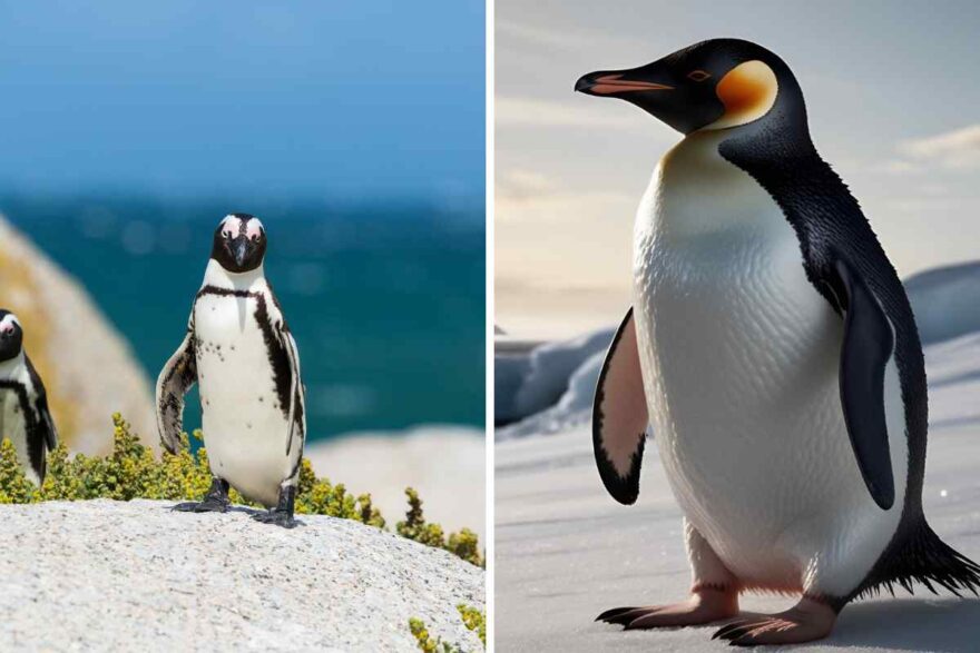 pinguini al caldo e al freddo